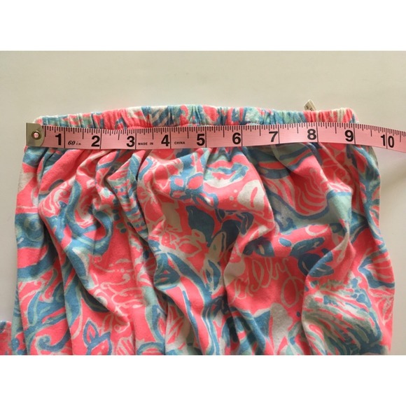 Lilly Pulitzer Windsor Strapless Dress Summer Siren Pink Sun Ray Seashell Sz XXS - Picture 10 of 14